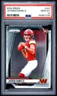 2024 Panini Prizm - Rookies Jayden Daniels #347 RC PSA 10 Commanders