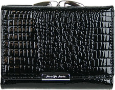 Portafoglio Da Donna in Vera Pelle, Effetto Coccodrillo, Con Protezione RFID