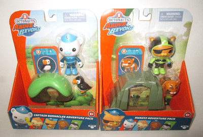 Octonauts: Above & Beyond Kwazii & Captain Barnacles Figures (2) Adventure Packs