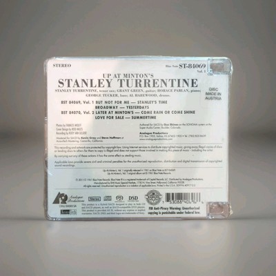 Up at Minton's, Vol. 1 by Stanley Turrentine (CD, Aug-2011, EMI