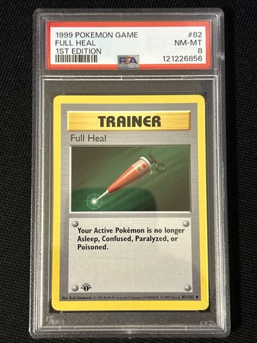 Full Heal (1st Edition) graded PSA 8 for sale on eBay