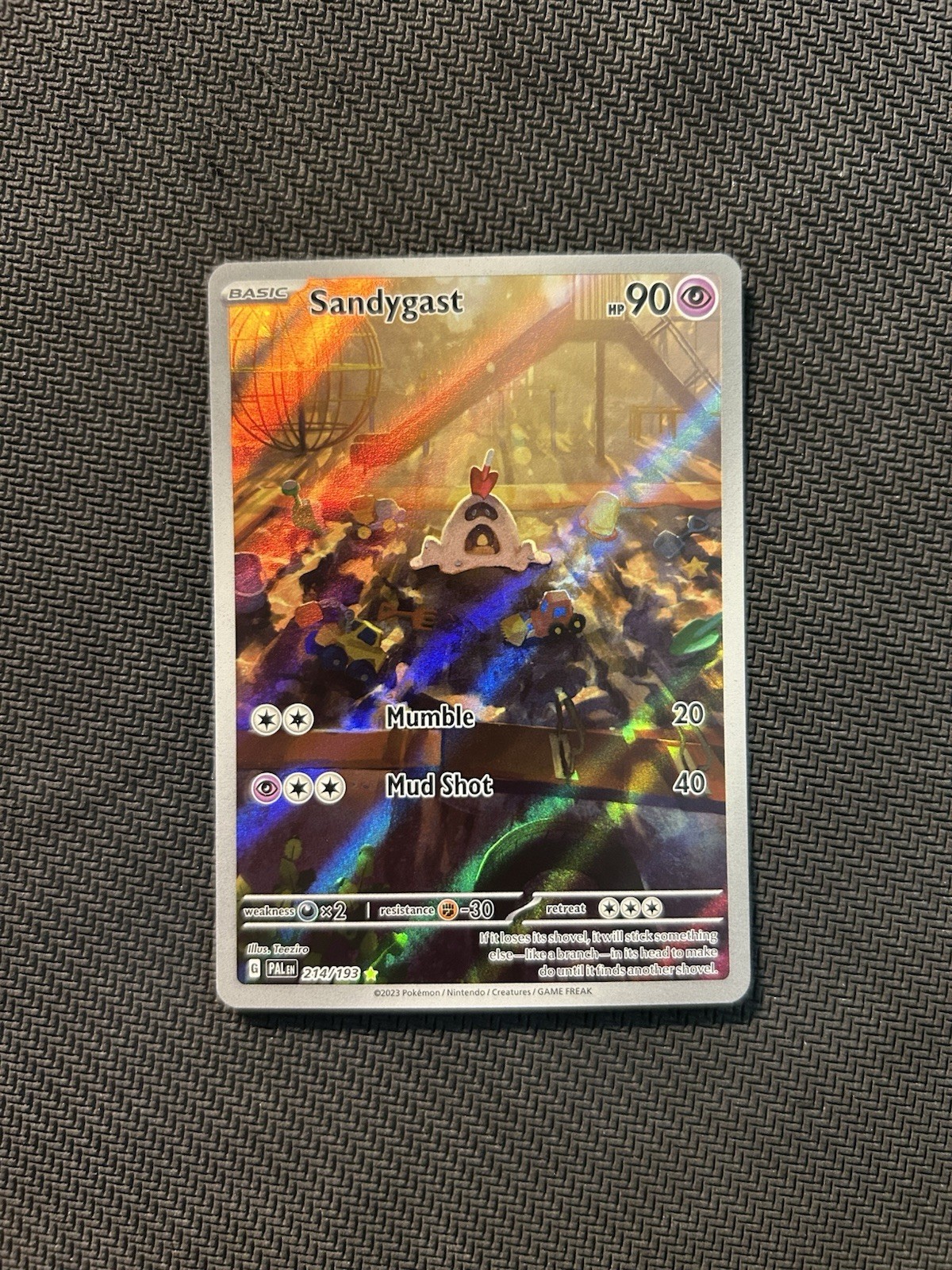 Pokemon TCG Sandygast 214/193! NM Condition! See Description!