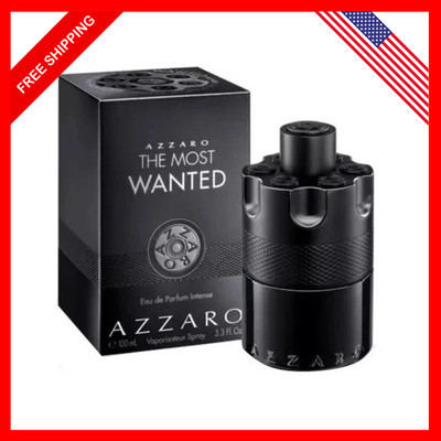 Azzaro The Most Wanted EDP Intense 3.3 oz - All Natural & Vegan Cologne for Men