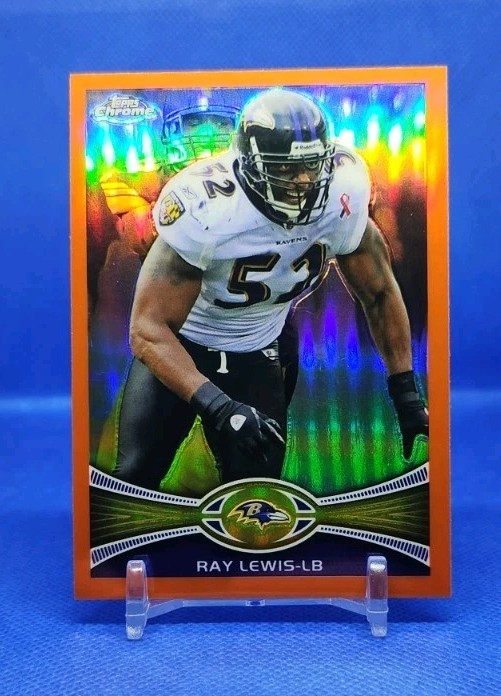 2012 Topps Chrome - Ray Lewis #121 Orange Refractor