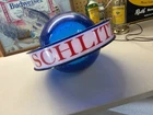 Vintage 1961 Schlitz Beer Hanging Rotating Motion Lighted Globe Satellite