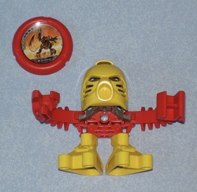 2001 McDonalds Lego Bionicle TOHUNGA - Promotional Toa Matoran Set + Rahi Comic