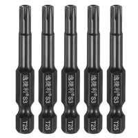 "5Stk T25 Torx Bits 1/4\" 2\" Magnet FüR Schraubendreher"