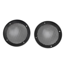 2PCS Ceiling Speaker Grill Cover 92mm Iron Aluminum Round Speaker Mesh Cover