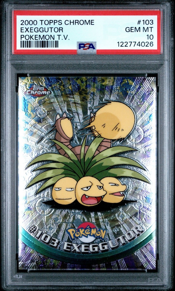 2000 TOPPS CHROME POKEMON T.V. #103 EXEGGUTOR PSA GEM MT 10 | eBay