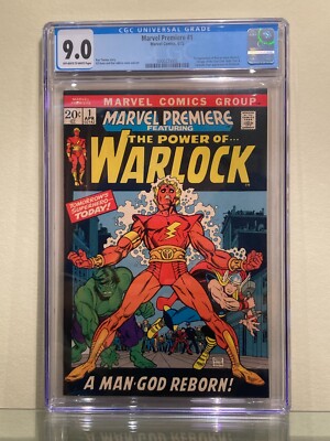 Marvel Premiere 1 (1972) - Marvel Comics 1st Him as Adam Warlock -CGC 9.0 VFN/NM