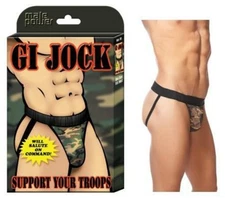 MALE POWER GI JOCK SUPPORT YOUR TROOPS JOCKSTRAP ONE SIZE