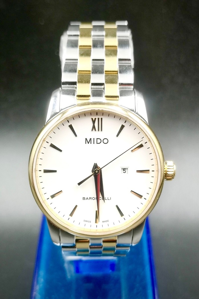 Nice MIDO Baroncelli Unisex quartz watch. Two-tones color style
