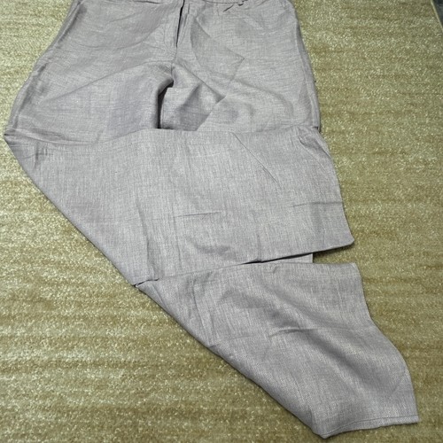 Evan-Picone Women's Dress Pants Light Purple Herringbone Size 18 Linen Blend - Picture 2 of 13