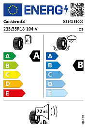 Continental Ecocontact 6 Elect VOL XL 235/55 R18 104V Sommerreifen - Bild 3 von 3