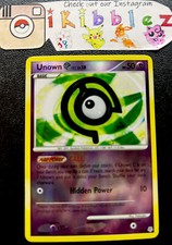 Unown C 67/130 NM Reverse Holo Foil Vintage Pokémon Card. Free Tracked Shipping!