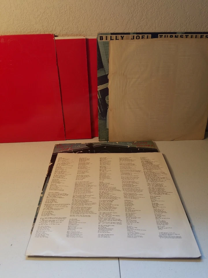BILLY JOEL - TURNSTILES - GLASS HOUSES- KOHUEPT RECORDS ALBUM VINYL ALBUM LP'S - Imagem 3 de 4