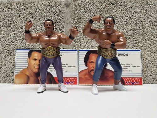 Butch Reed & Ron Simmons w/ Belts and File Car...