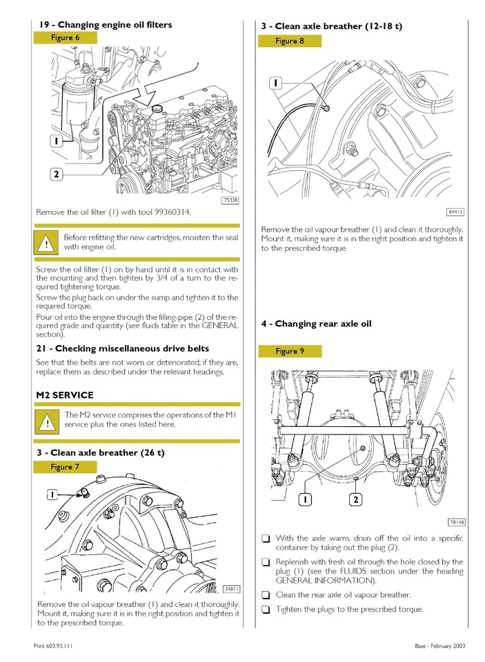Iveco Eurocargo Tector M.Y.2003 (12 To 26 T Manuel Réparation Sur CD - Photo 4/4