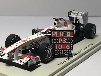 Pitboard 1:43/1:18 (Pizarra F1) / Sergio Pérez (Sauber) 2012 P3 Canadian GP