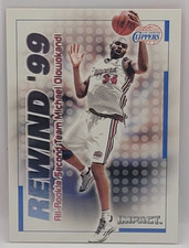 99-00 Skybox Impact Rewind '99 Michael Olowokandi Insert Card (LA Clippers)
