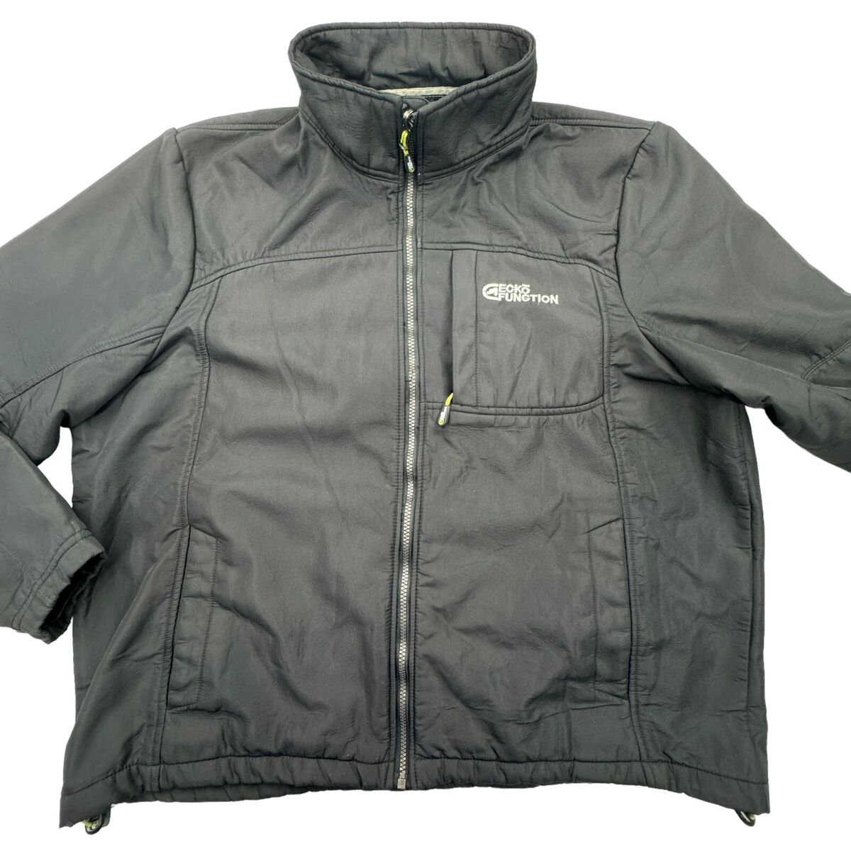 Ecko Function Jacket Mens 2XL Black Full Zip Fleece Lined Ecko Function Jacket Mens 2XL Black Full Zip Fleece Lined