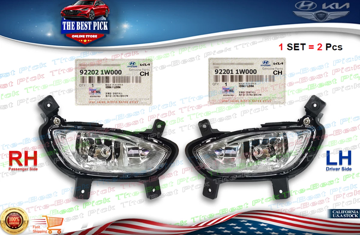 Fog Light Assemblies for 2012 Kia Rio