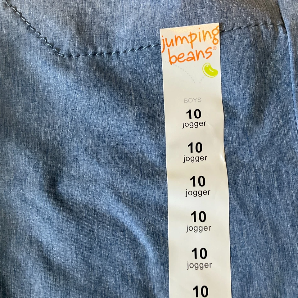 Jumping Beans Long Sleeve Hoodie And Jogger Boys Size 10 Blue Red - Image 3 of 4