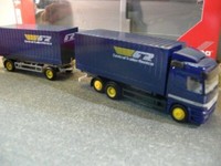 1/87 Herpa Mb Actros Ctr Wechsel Koffer Hz 145473