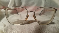 Marchon Vintage eyeglasses teal silk/satin 56-16-145