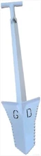 WHITE SNUBNOSE  Grave Digger Tools Shovel 36" T-Handle  Metal Detecting Digger