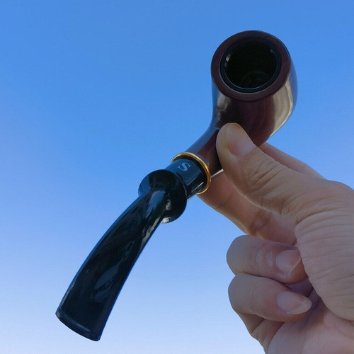 5.1inch Retro Rosewood Smoking Pipes Shisha Classic Bong W/ Stand & Box Gift - Picture 3 of 10