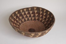 Vintage Large Handwoven Traditional Zulu Ukhamba, South African Basket