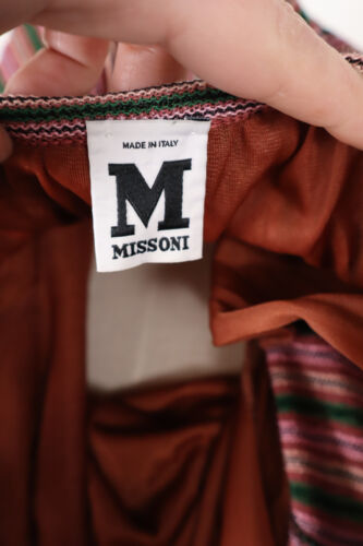 MISSONI VESTITO DONNA TG. 42 DRESS WOMAN MADE IN ITALY CASUAL VINTAGE COTONE - Photo 7 sur 7