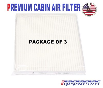 x3 C35491 Cabin Air Filter for 02-08 Toyota Corolla 03-08 Matrix CF10133 CAF1764