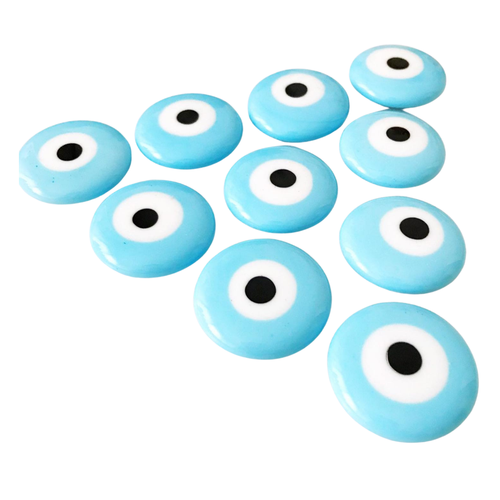 Ciondolo Ciondolo Buona Fortuna Magnete Vetro Blu Malocchio Bambino Magnete Frigorifero 4 cm - Foto 5 di 5
