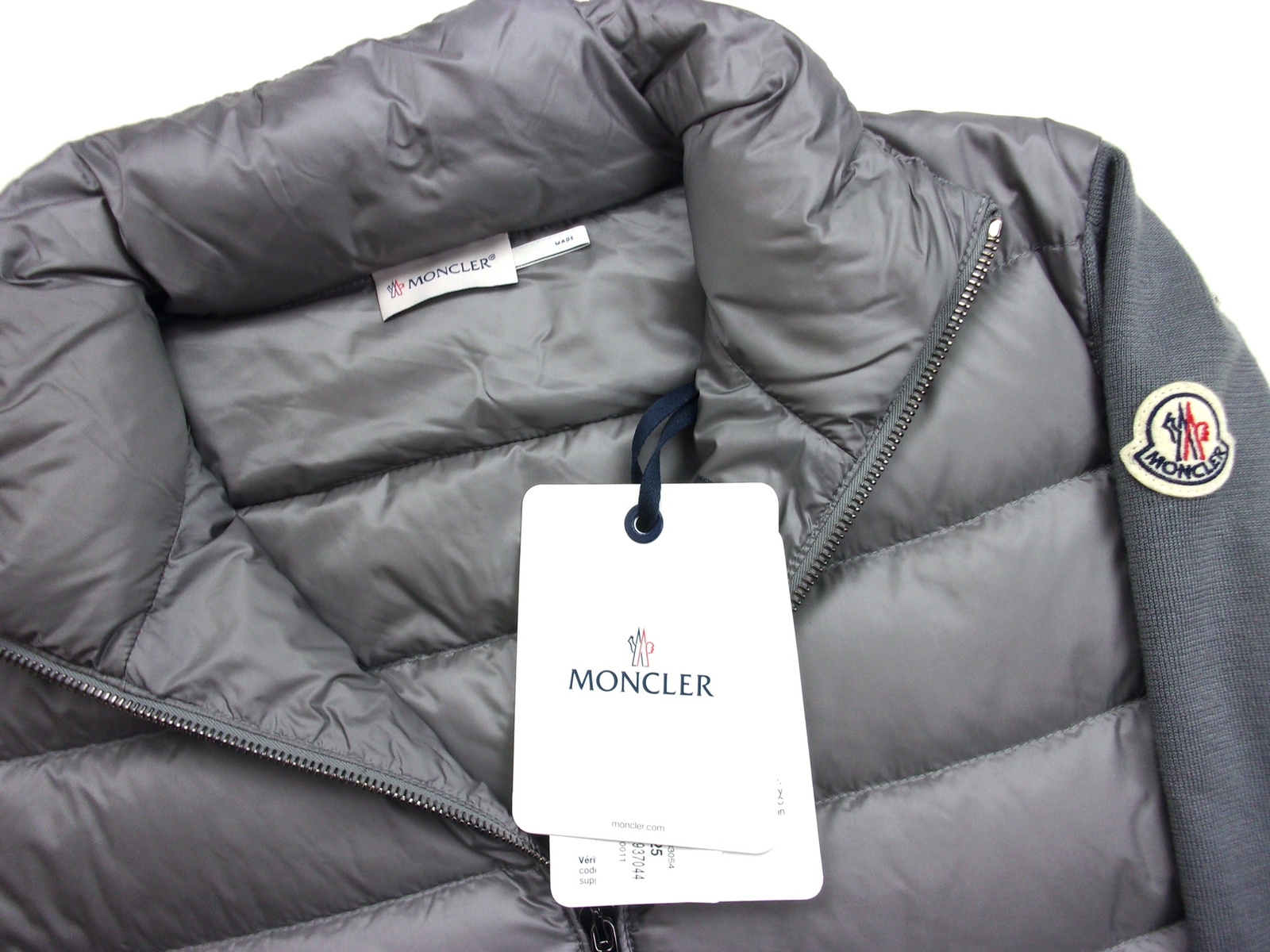 Moncler Womens Mixed Media Tricot 