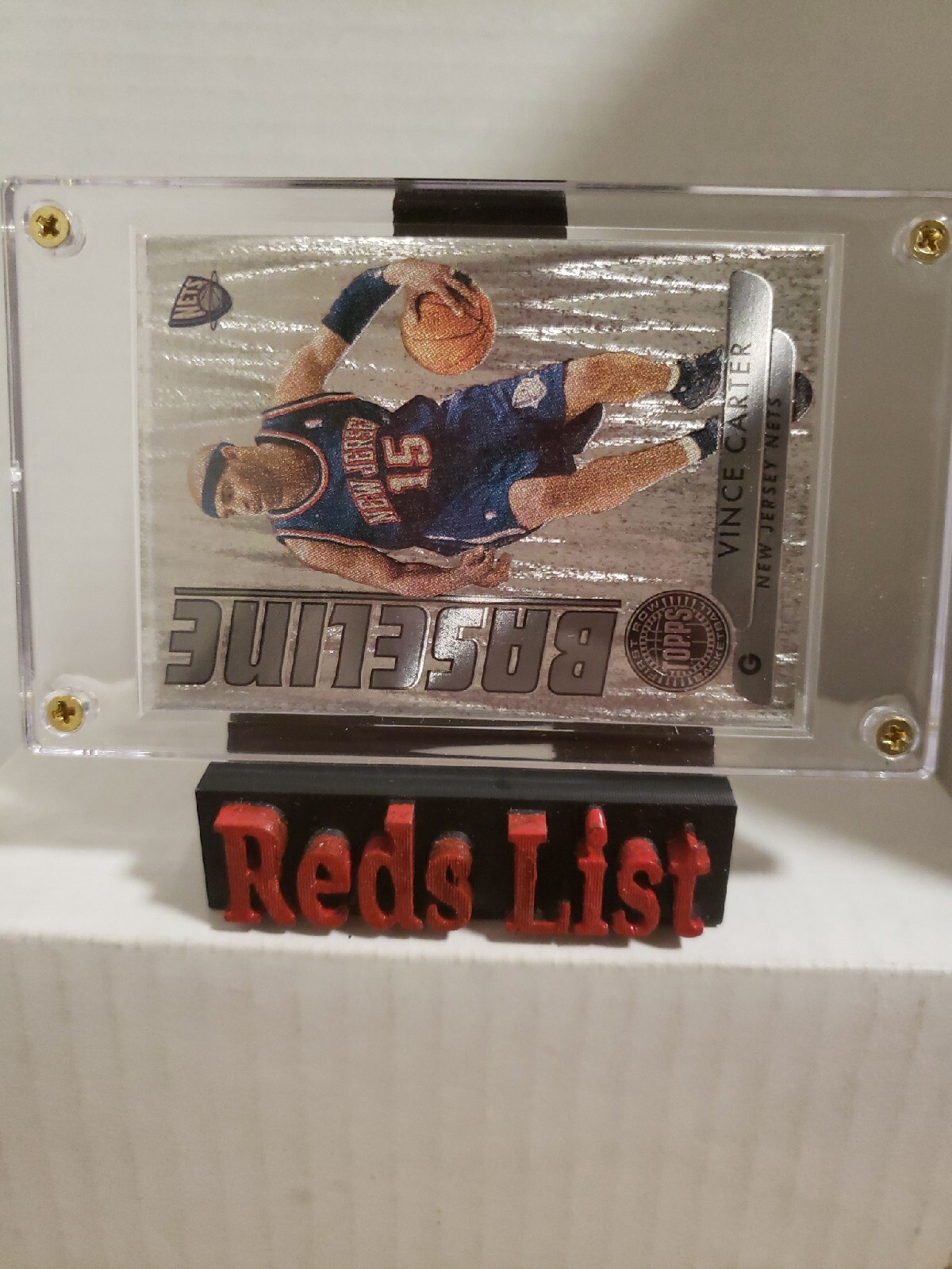 2005 06 prima fila argento base 40 99 Vince Carter #BL46 reti in maglia nuova