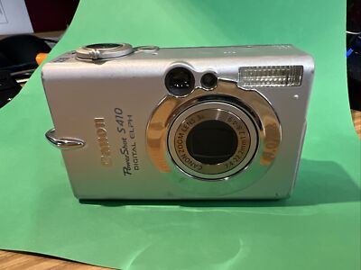 Canon PowerShot S410 ELPH Digital Camera 4MP - Uses CF Card  Parts / Repair