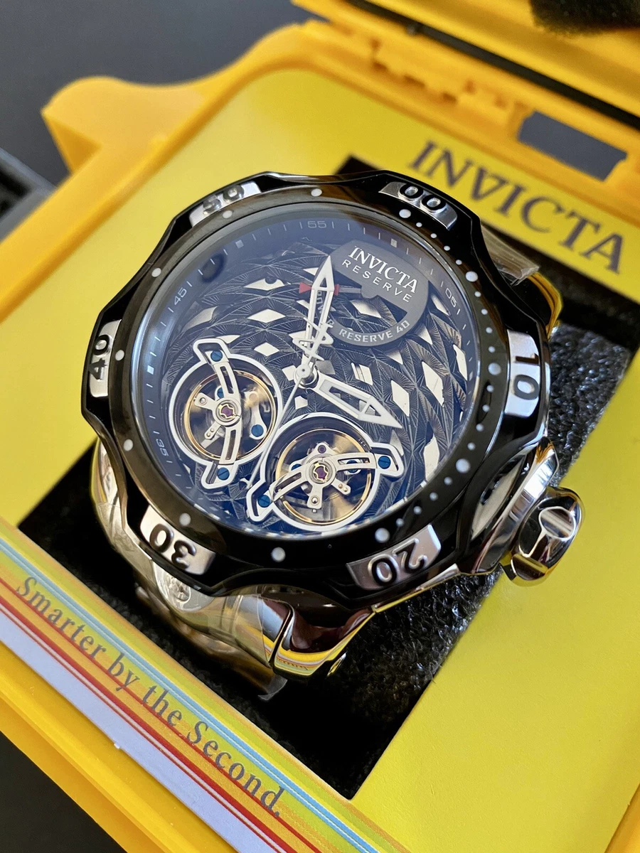 Invicta Reserve Venom Double Open Heart Automatic Watch | eBay