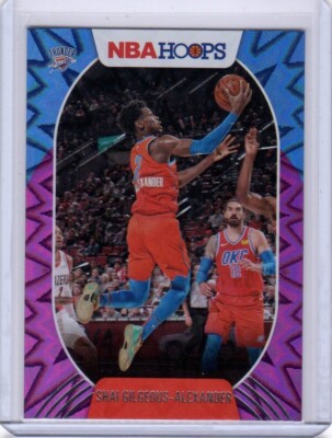 2020-21 Panini NBA Hoops Shai Gilgeous-Alexander #134 Purple Explosion Thunder