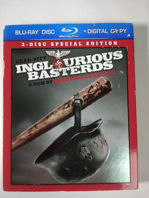 Inglourious Basterds (Blu-ray + Digital Copy) Good condition Free Shipping