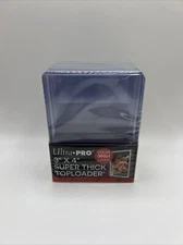 Ultra Pro 3X4 Super Thick Toploaders 1 Pack of 5 for up to 360pt Cards