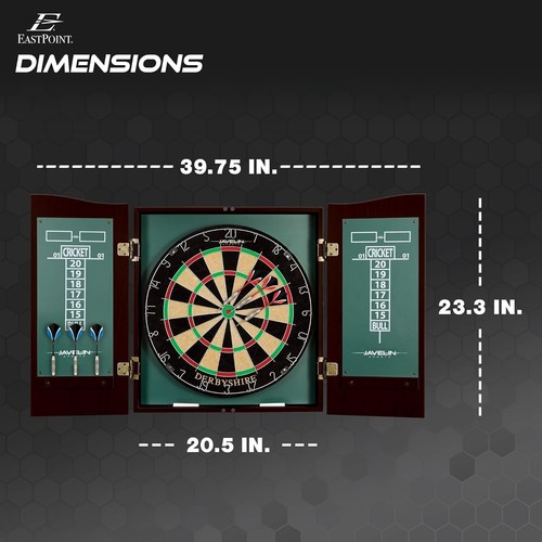 Bristle Dartboard and Cabinet Sets- Features Easy Assembly - Complete with Al... - Picture 7 of 8