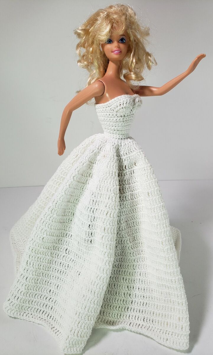 Vestido Longo Crochê - Barbie