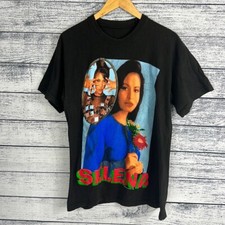 Vintage Selena Quintanilla USA Made 1995 Rap Tee Shirt 20 x 29.5