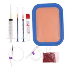 Realistic Injection Pad Training Kit Injection Module with Blood Returning New
