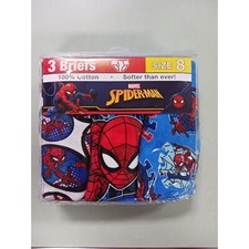 Marvel Spiderman 3 Boys Briefs Size 8 100 Cotton