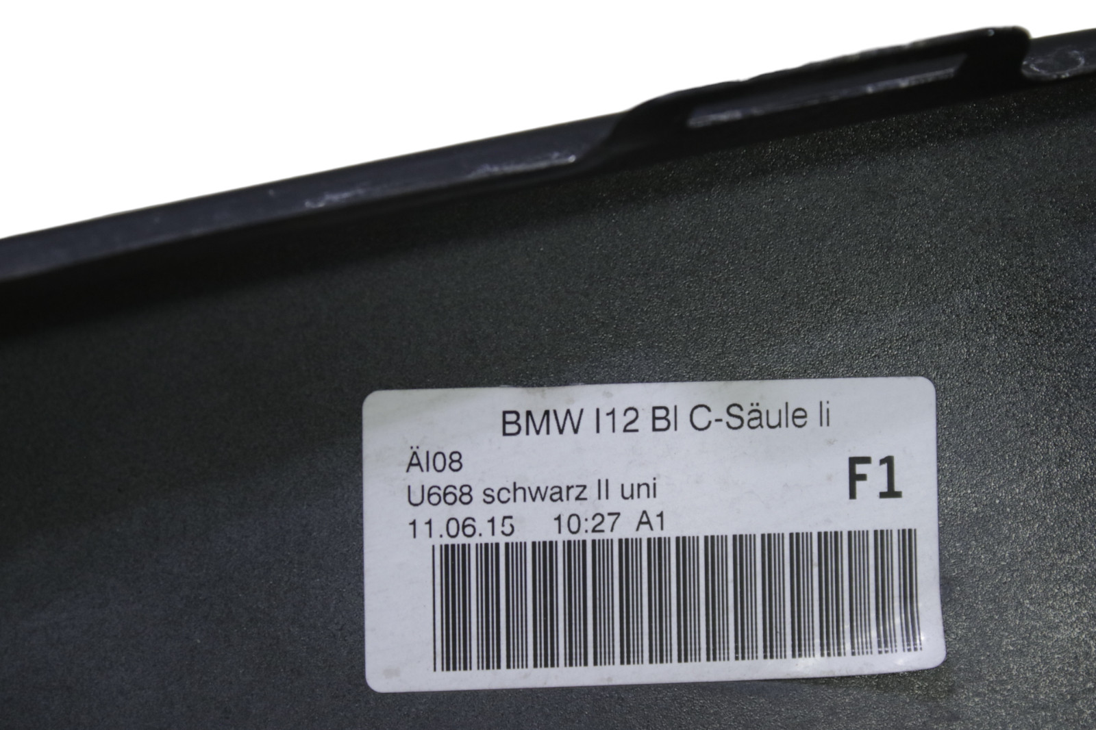 BMW i8 I12 Rear Left Exterior C-Pillar Panel Cover 7336437 2014 - 2020 OEM