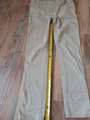 3 French Toast Girls' Skinny Adjustable Waist Pant KHAKI Sz 16 Shcool - Picture 6 of 12