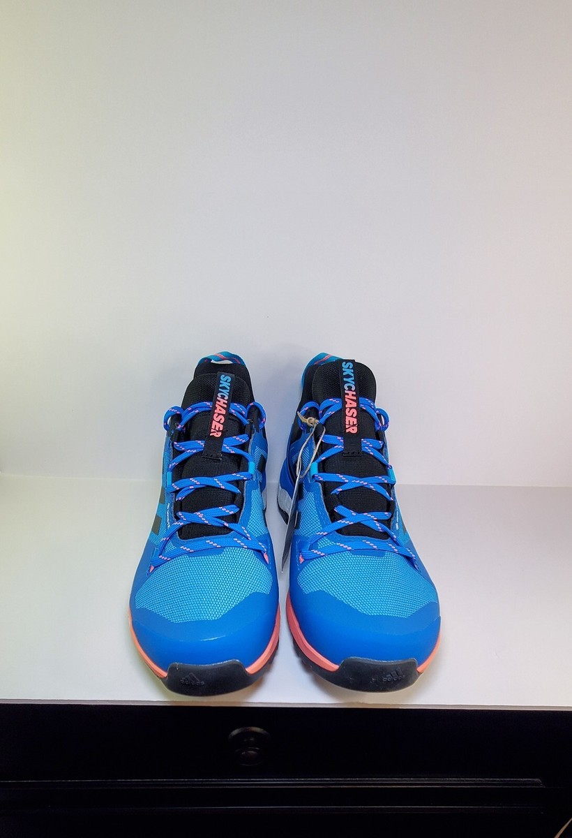 Adidas Size 12.5 Terrex Skychaser 2 GTX Blue Black Boots Hiking Caj5 Adidas Size 12.5 Terrex Skychaser 2 GTX Blue Black Boots  main image 3
